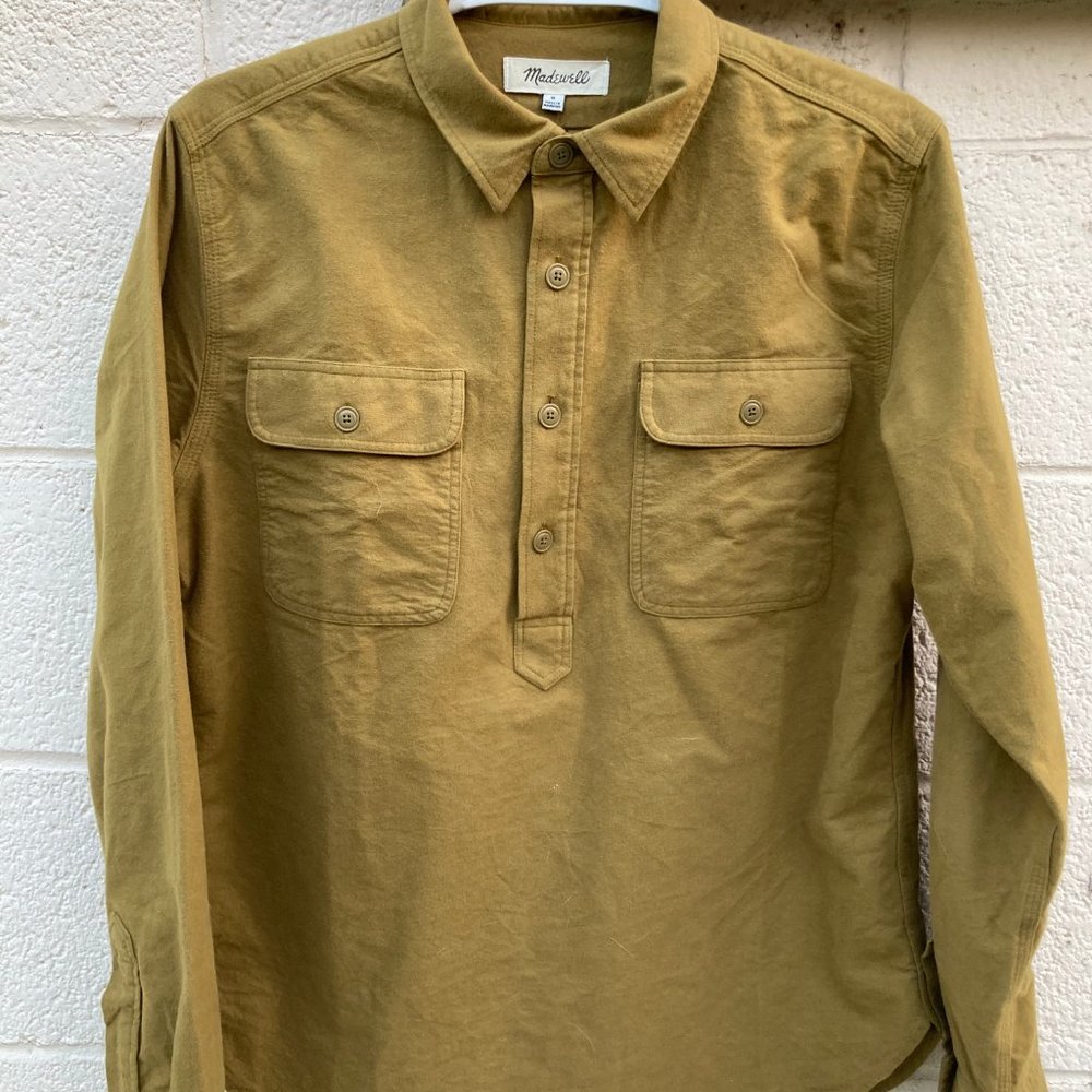 Moleskin Long-Sleeve Pullover Workshirt